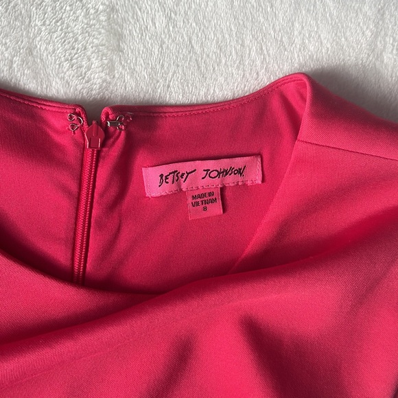 Betsey Johnson hot pink dress - Picture 2 of 10